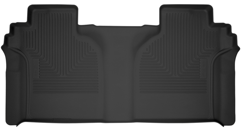 Chevrolet Silverado 1500 Floor Mats - Rear - Husky Liners - X-Act Contour - Black - `19-`23 Chevrolet Silverado 1500 Floor Mats - Rear - Husky Liners - X-Act Contour - Black - `19-`23